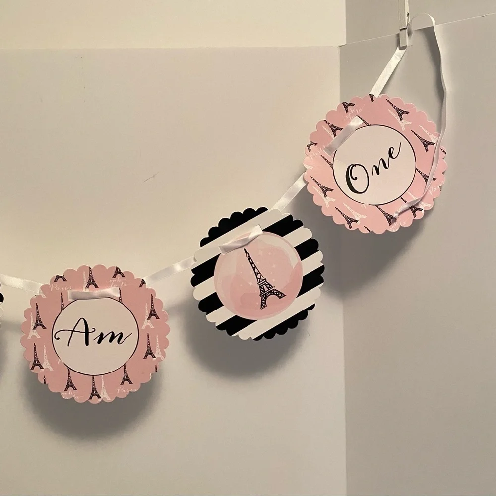 Big Dot Of Happiness Paris Ooh La La Themed First Birthday High Chair Banner